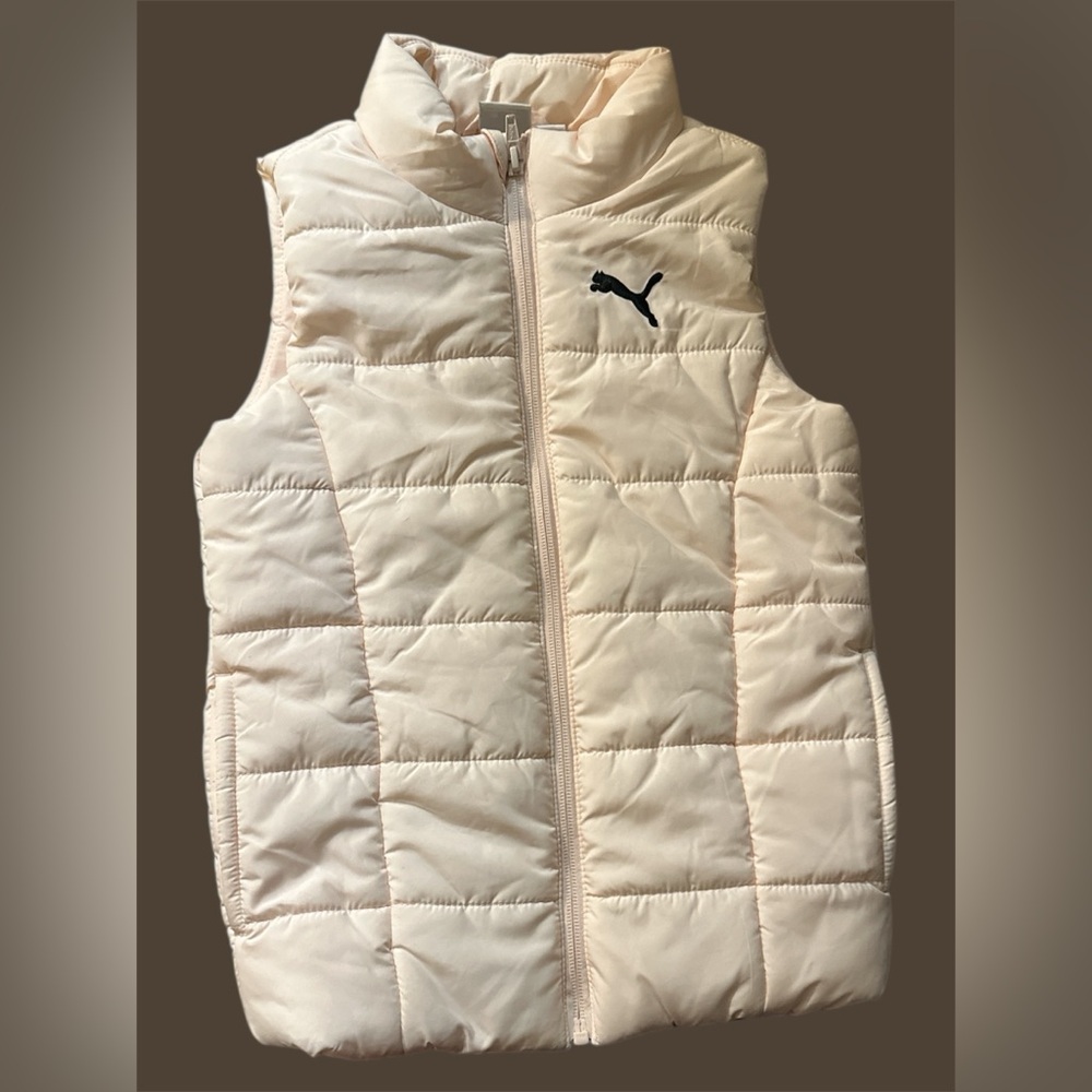 Puma Light Pink Puffer Vest